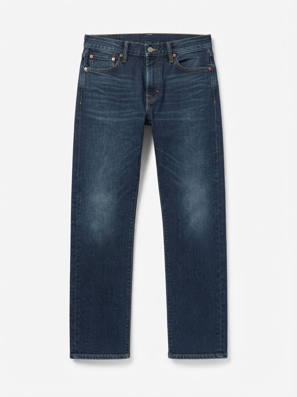 Levi's 513 Slim Straight Jeans Mens W32 L30 Dark Wash Denim Casual Classic